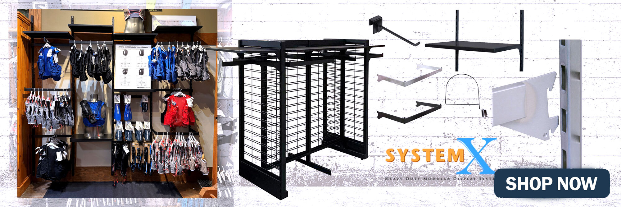 System X Modular Store Fixtures