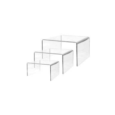 Packaging Riser Rectangular Mini Acrylic Risers Set (really small) - Retail Supplies by ...