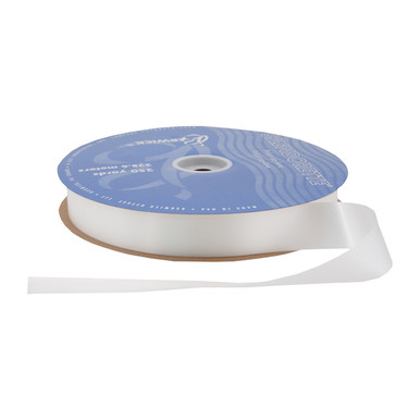 Splendorette White Wide Ribbon 3/4