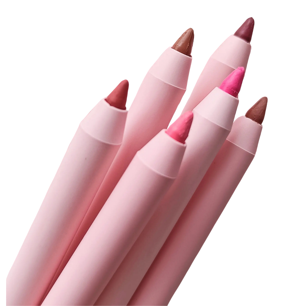 Professional Makeup Mechanical Vegan Lip Liner Pencil, Creamy Matte Lip LinerEye Liner, Long