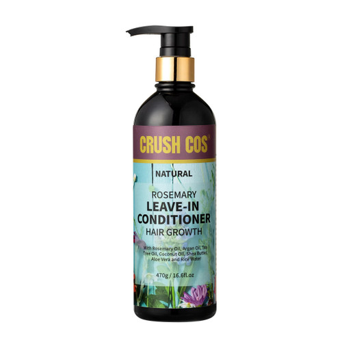 Natural Leave-In Conditioner – Nourish, Hydrate & Strengthen Hair with Rosemary, Aloe Vera & – Vegan, Paraben-Free, for All Hair Types – 16.6 oz