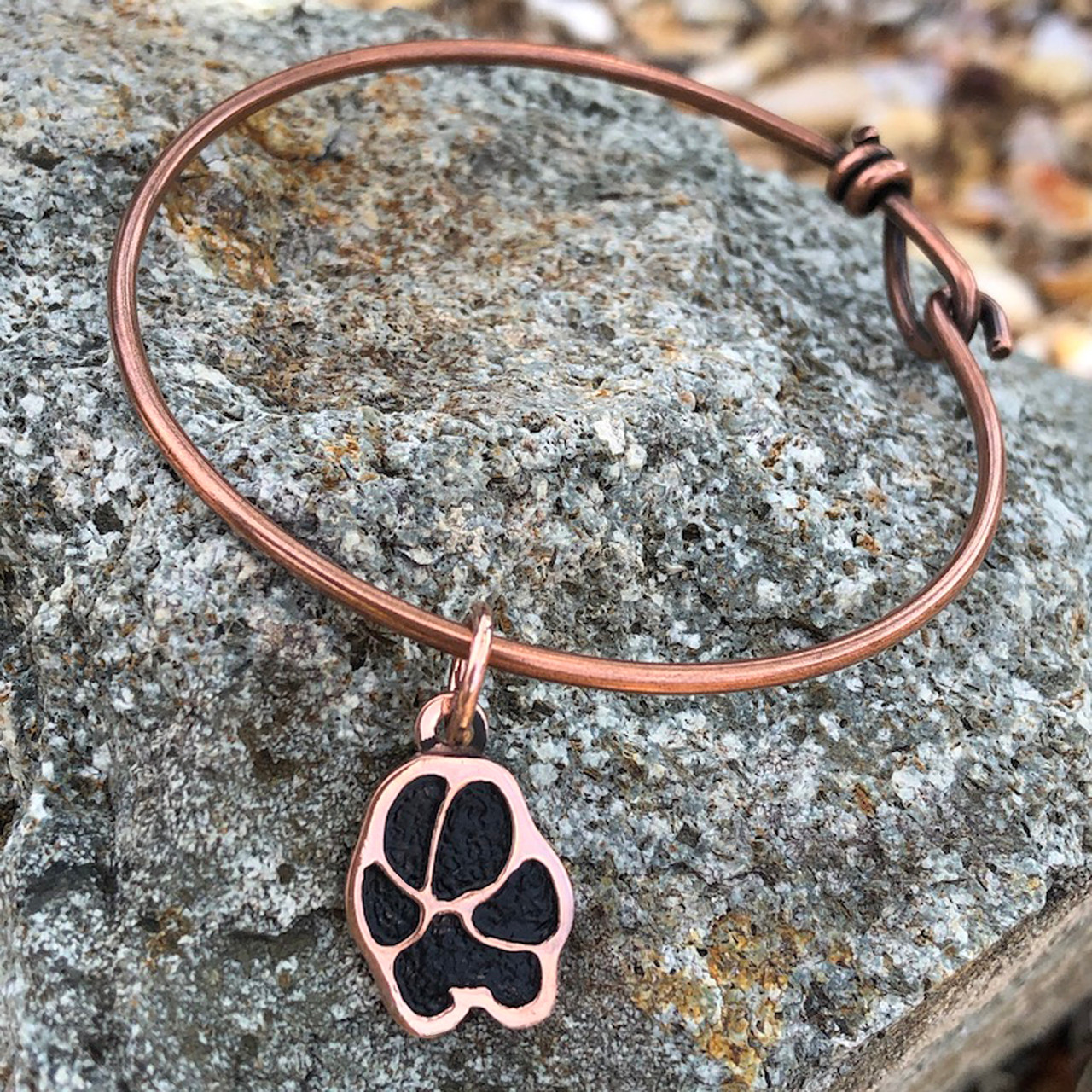 Paw Pendant - Copper Healing - 4 Paws Forever
