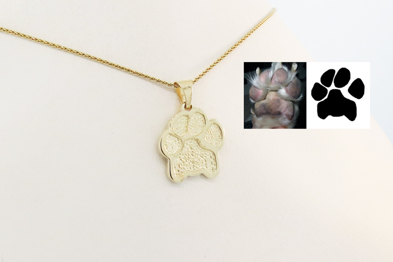 Amazon.com: WLLPNG Personalized Paw Print Name Necklace Sterling Silver  Custom Engraved Name Tiny Dog Paw Necklace Pet Jewelry Necklace Gift For  Women Mom (Silver/Rose/Gold) : Pet Supplies