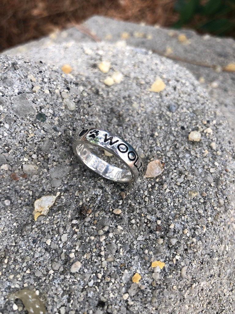 Companion Ring - Dome Version - 4 Paws Forever