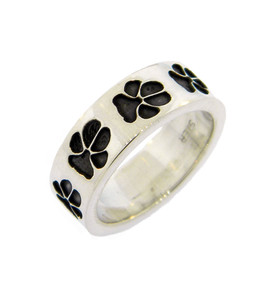 Journey Ring with Recessed Paws Journey Ring with Recessed Paws