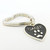Shown on heart Key Ring