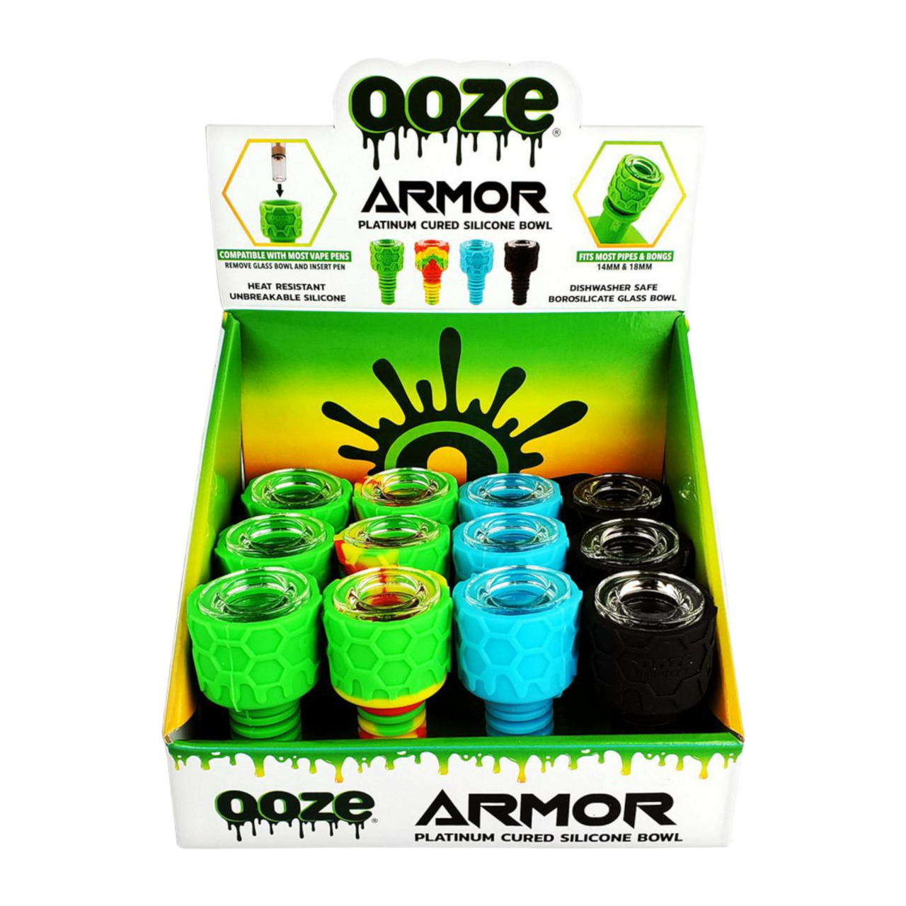 Ooze Armor Silicone Glass Bowl