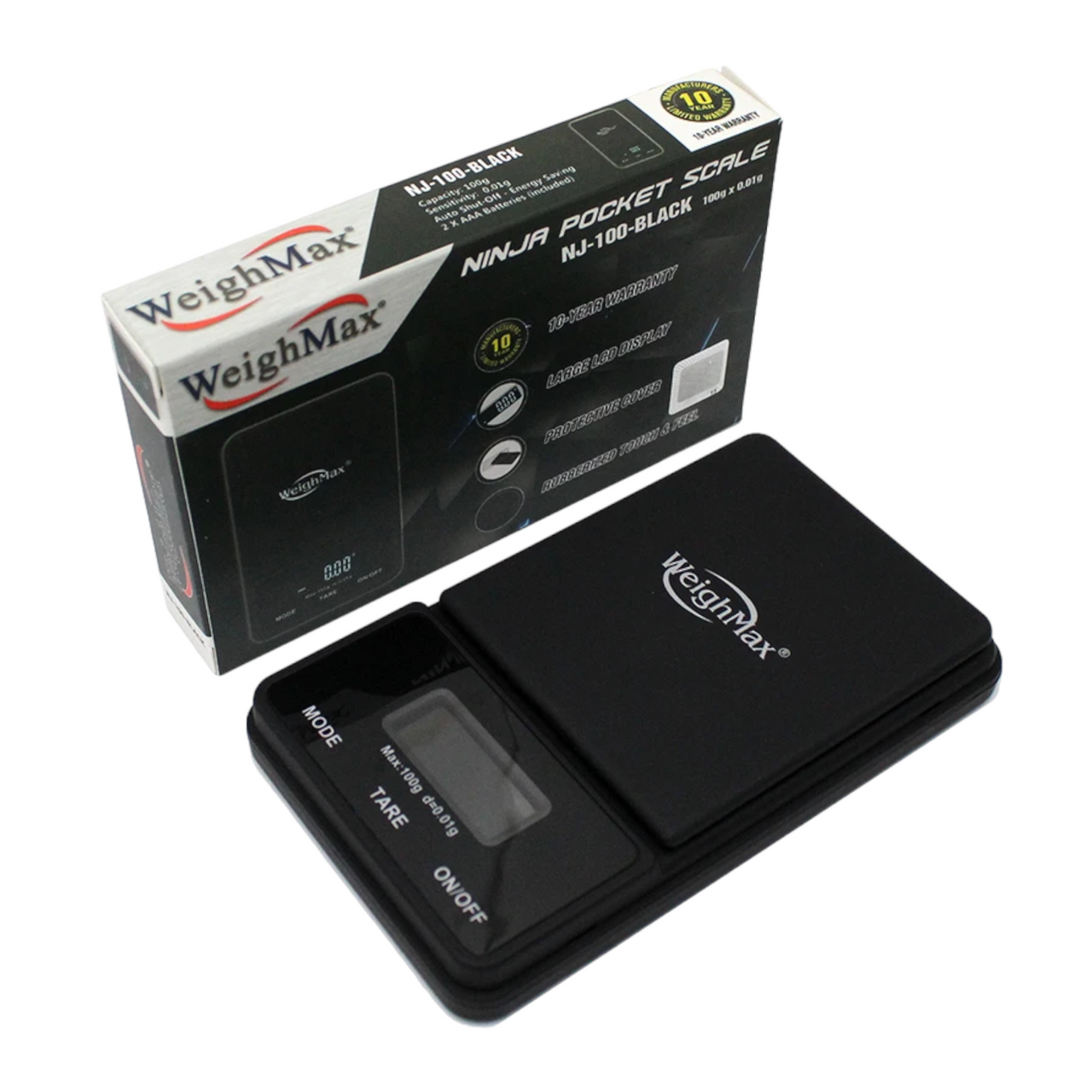 Weighmax W-3805 Black Digital Pocket Scale 650g x 0.1g