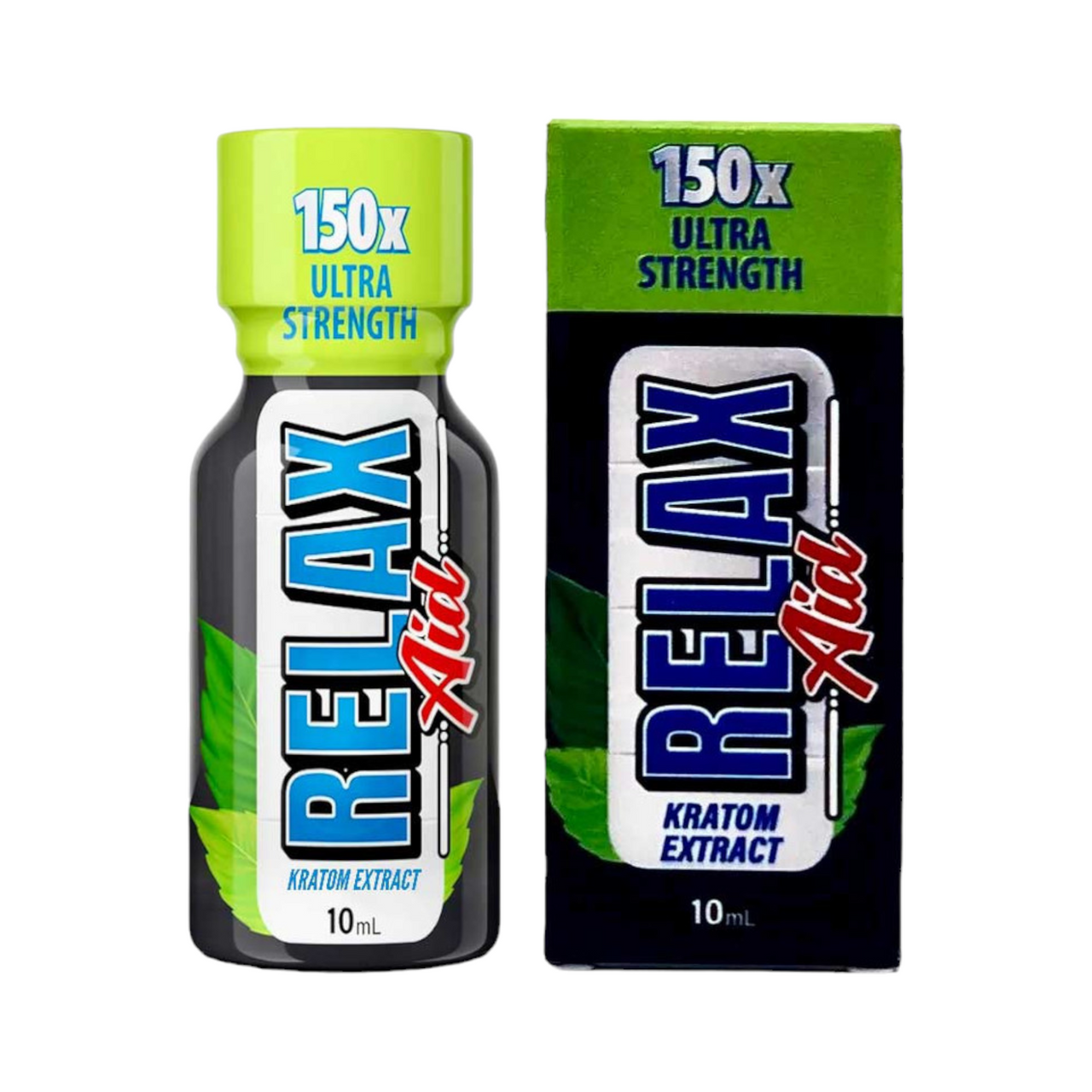 Buy Relax Aid Kratom Liquid Shot, Ultra Strength 150X - 10ml