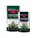 OPMS Silver Maeng Da Kratom Powder Green Vein | Set