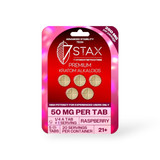 7 Stax 7 Hydroxymitragynine Tablets Raspberry 50mg Per Tablet | 5 Tablets