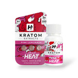 Straight Heat Eighties Kratom Extract Chewable Tablets Pink Lemonade 200mg Per Tablet