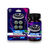 Choice Botanicals Full Spectrum Kratom Chewable Tablet Berry Bomber 200mg