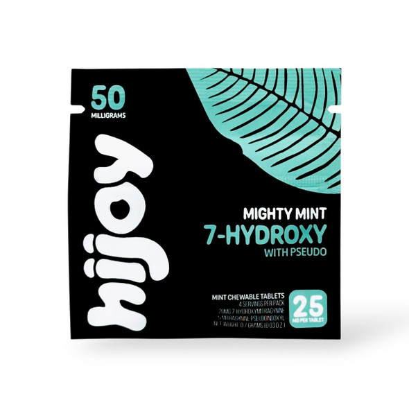 Hijoy 7- Hydroxy with Pseudo Tablets Mighty Mint 25mg | 2 Tablets
