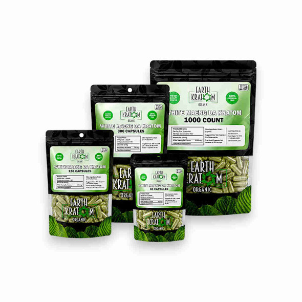 Earth Kratom White Maeng Da Capsules