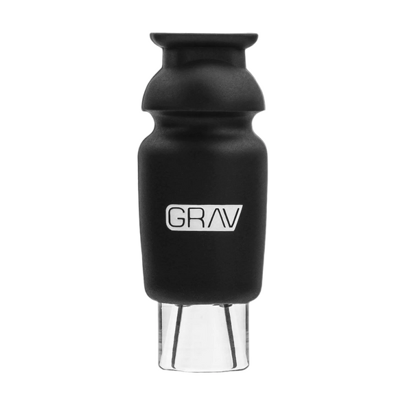 Grav Labs Silicone-Capped Glass Crutch Black SLC.CR.BK