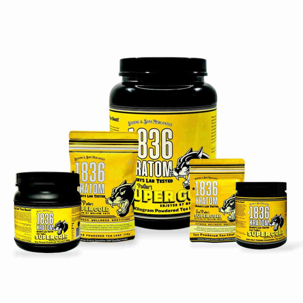 1836 Kratom Sand Panther's Super Gold Kratom Powder