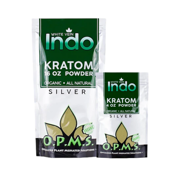 OPMS Kratom Silver White Vein Indo Powder
