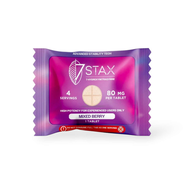 7 Stax 7 Hydroxymitragynine Tablets Mixed Berry 80mg | 1ct