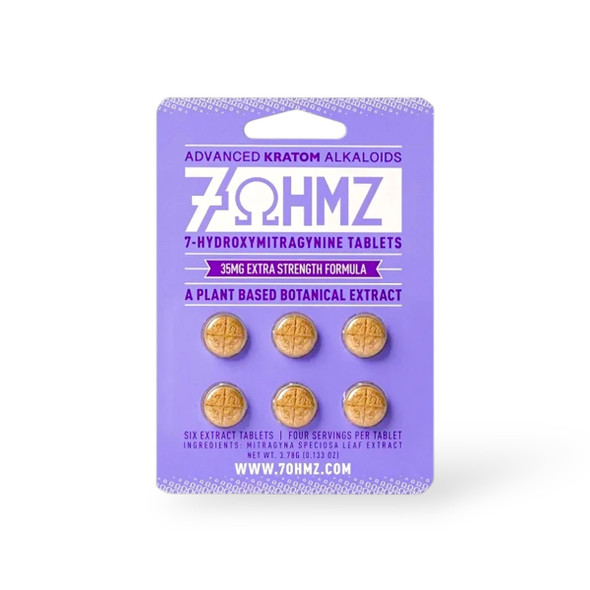 7OHMZ 7-hydroxymitragynine Extra Strength Formula Tablets 35mg | 6 Tablets