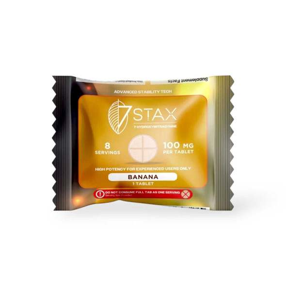 7 Stax 7 Hydroxymitragynine Tablets Banana 100mg | 1ct
