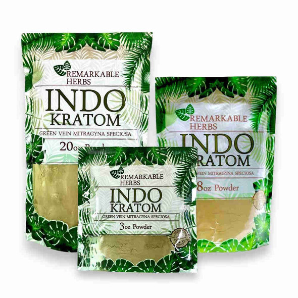 Remarkable Herbs Kratom Powder Green Indo