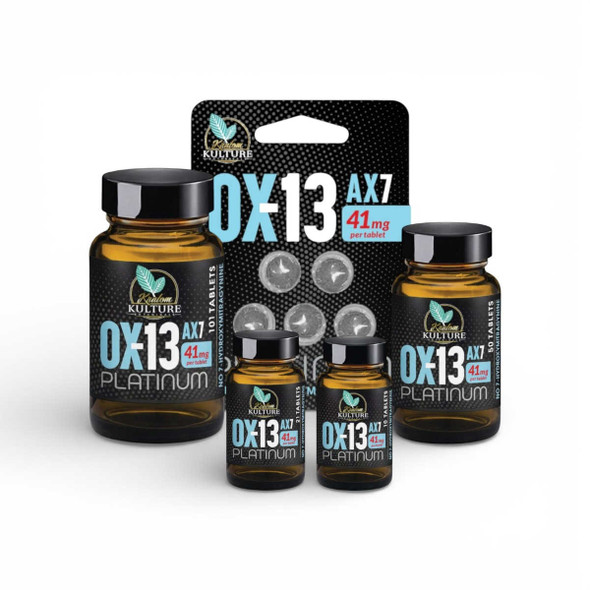 Kratom Kulture OX- 13 AX7 Platinum 41mg Per Tablet