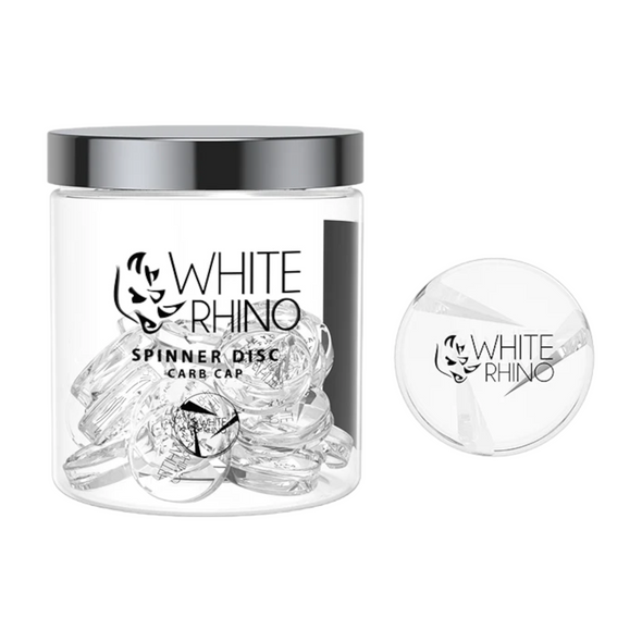 White Rhino Spinner Disc Carb Cap with Jar