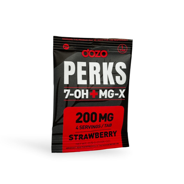 dozo Perks 7-OH + MG-X Chewable Tablets Strawberry 200mg | 1ct