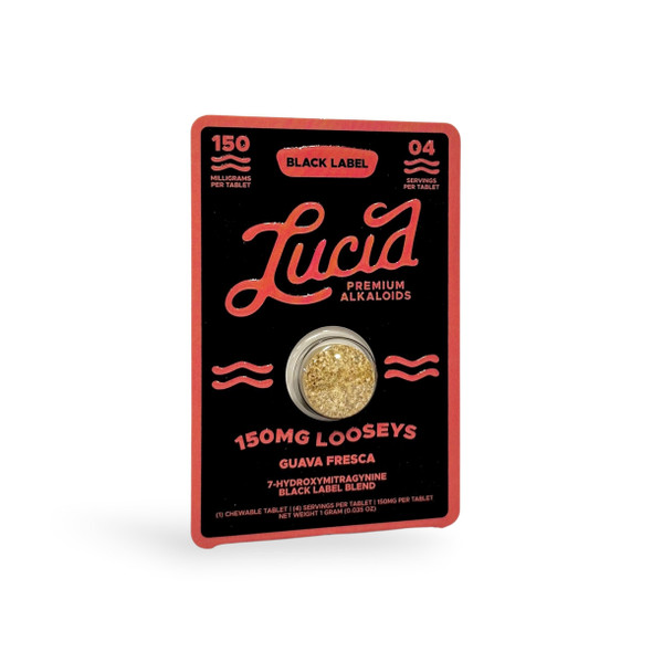 Lucid Black Label 7-Hydroxymitragynine Chewable Tablet 150mg Guava Fresca | 1ct