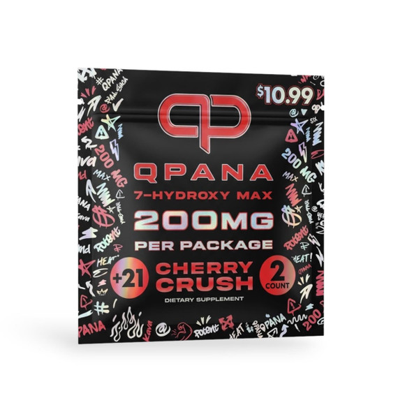 QPana 7- Hydroxy Max Chewable Tablets Cherry Crush 100mg | 2ct