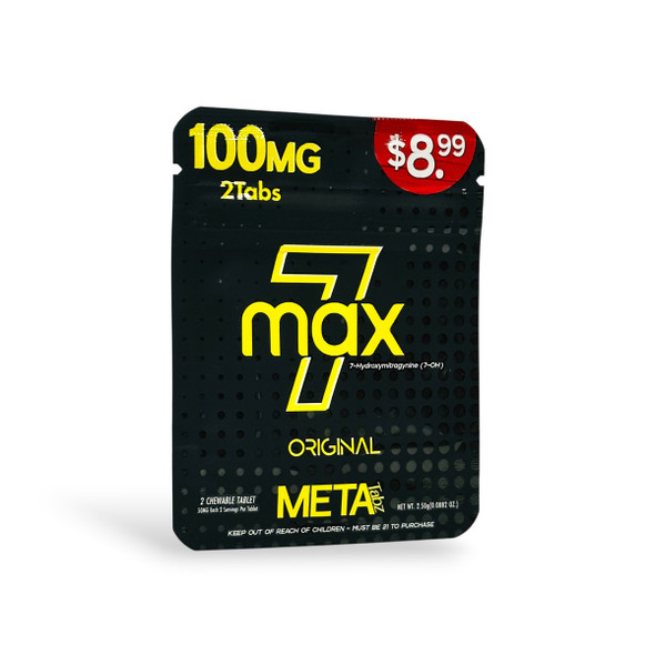 7 Max 7- Hydroxymitragynine Chewable Tablets Original 50mg | 2ct