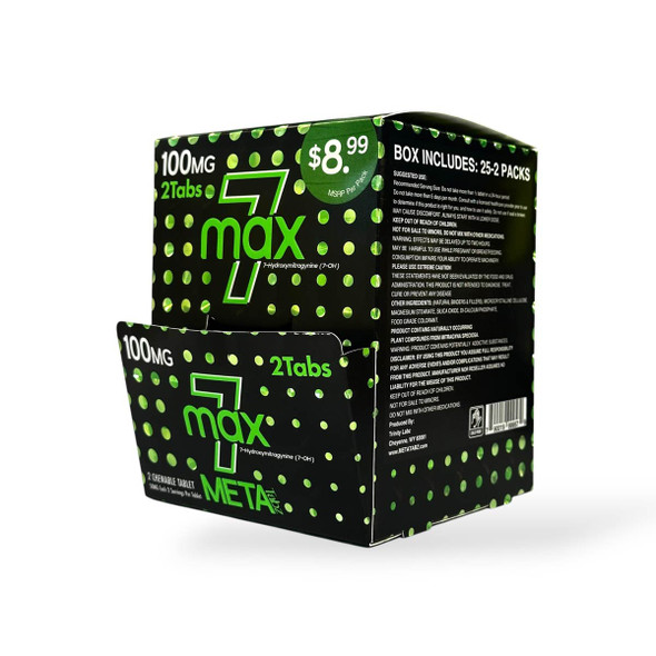 7 Max 7- Hydroxymitragynine Chewable Tablets Mint 50mg | 2ct Box