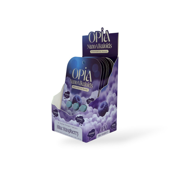 Opia Nano Alkaloid Chewable Tablets Blue Raspberry 200mg | 3ct Box