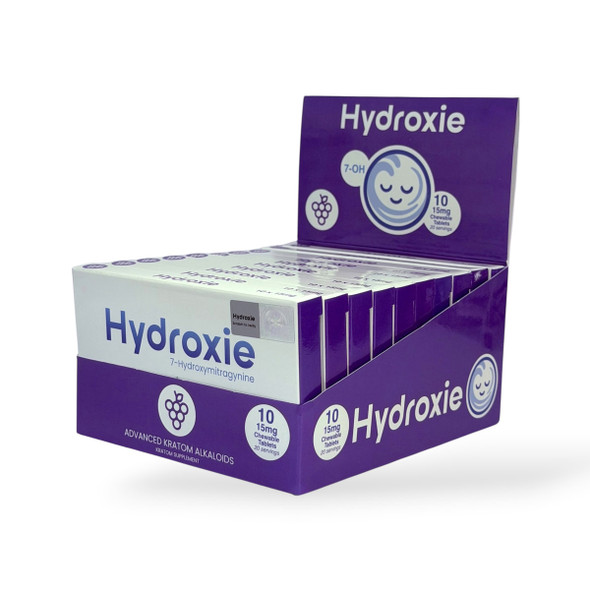 Hydroxie 7- Hydroxymitragynine Chewable Tablets Grape 15mg | 10ct Box