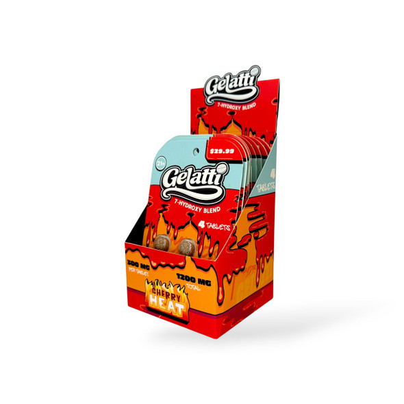 Gelatti 7 Hydroxy Blend Chewable Tablet Cherry Heat 300mg | 4ct Box