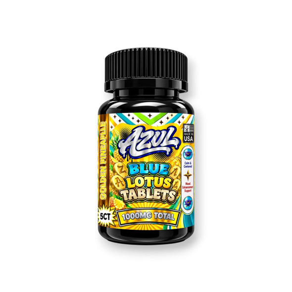 Azul Blue Lotus Chewable Tablets Golden Pineapple 200mg | 5ct