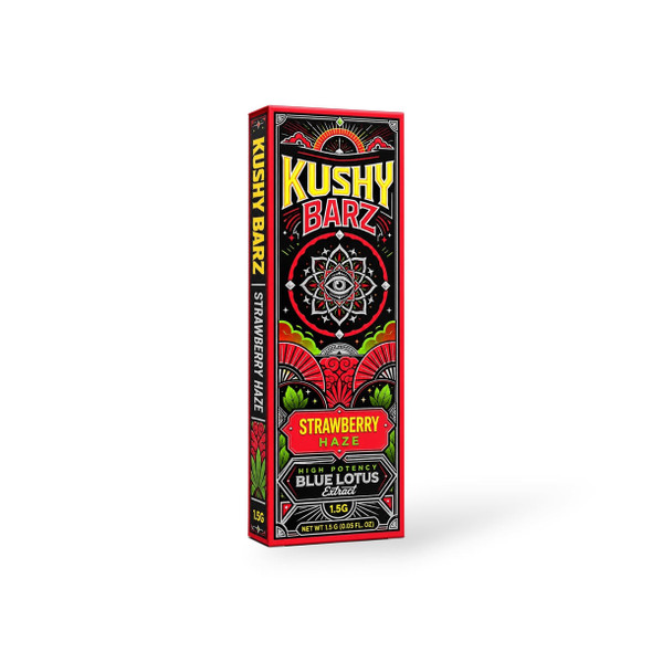 Kushy Barz Blue Lotus Disposable Strawberry Haze 1.5g