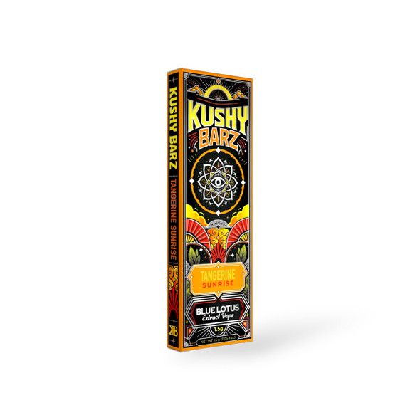 Kushy Barz Blue Lotus Disposable Tangerine Sunrise 1.5g