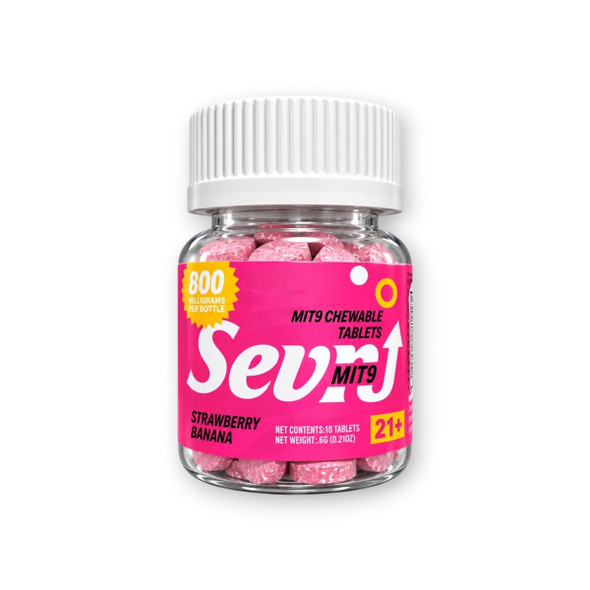 Sevn MIT 9 Chewable Tablets Strawberry Banana 80mg | 10ct