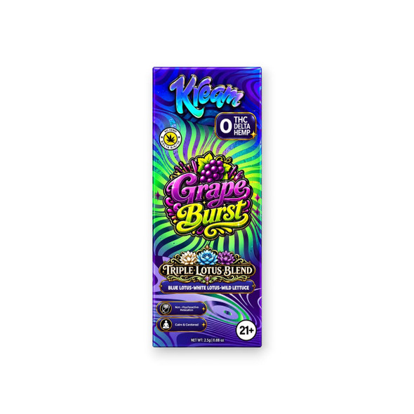 Kream Triple Lotus Blend Disposable Vape Grape Burst 2.5g