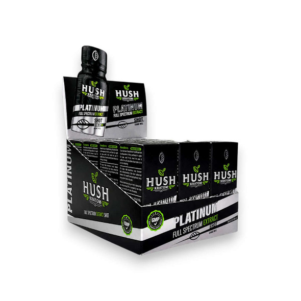 Hush Kratom Platinum Shot Extract 10mL | Box