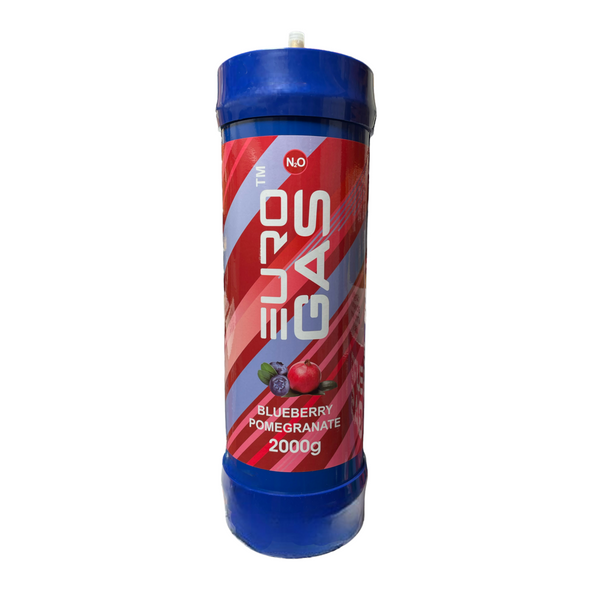 Euro Gas Cream Charger Cylinder 3.3L Blueberry Pomegranate