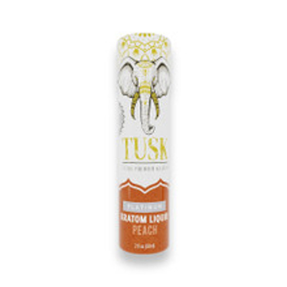 Tusk Platinum Ultra Premium Kratom Liquid Peach 300mg