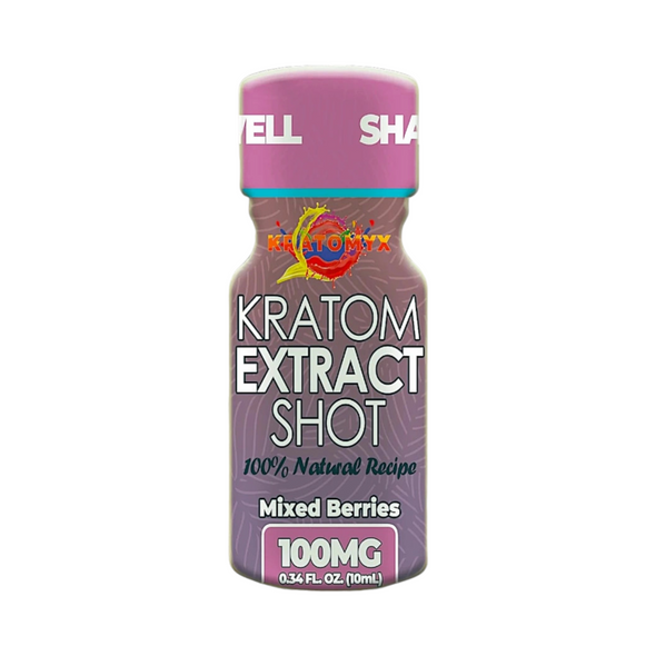 Kratomyx Kratom Extract Shot Mixed Berries 100mg 10ml