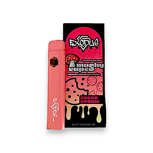Exodus Mushy Vapes Premium Mushroom Extract Disposable Sugar Cookie 2.2g