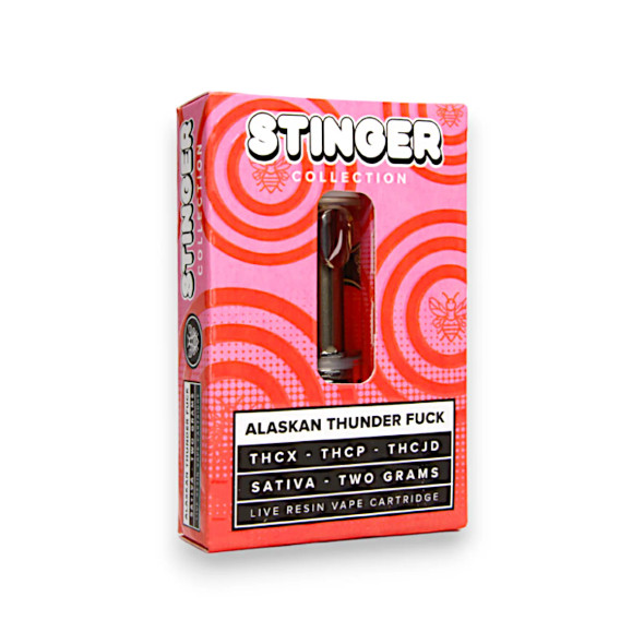 Honeyroot Stinger Collection Vape Cartridge Sativa  Alaskan Thunder Fuck 2g