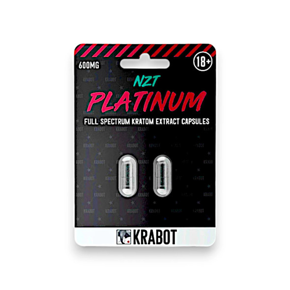 Krabot Kratom Extract Capsules NZT Platinum | 2 Capsules Krabot Kratom Extract Capsules NZT Platinum | 2 Capsules