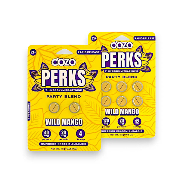 Dozo Perks 7-hydroxymitragynine Party Blend Wild Mango | Set