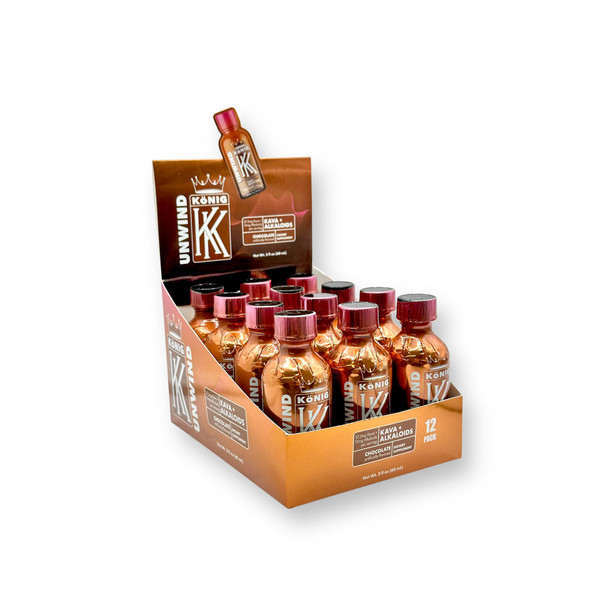 Konig Unwind Kava + Alkaloids Shot Chocolate 60ml | Box